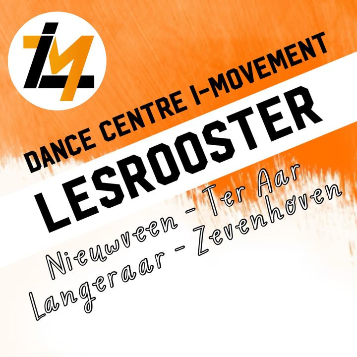 Swipe en zie het rooster van i-Movement per locatie!🧡 Welke les kom jij bij ons meedoen vanaf 28 augustus?