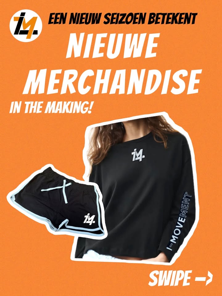 👕NIEUWE MERCHANDISE👕Een nieuwe seizoen betekent nieuwe merchandise! We zijn druk bezig met een leuke nieuwe rugbedrukking voor de crop shirtjes, maar ook hebben we eindelijk korte broekjes voor de warme dagen én de hippe long sleeves! Nog even geduld want we hebben ze nog niet op voorraad… Work in progress!🙏🏼🧡